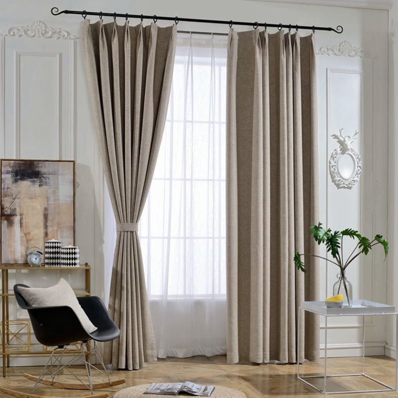 linen curtain-off white - Curtains & Bedding | China Home Textile