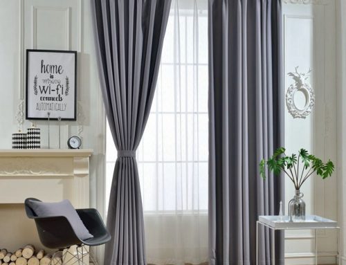 blackout curtain-dark gray