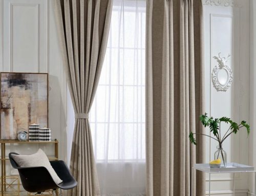 linen curtain-off white