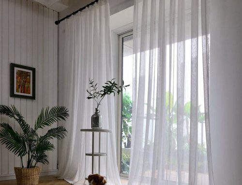 sheer curtain-a